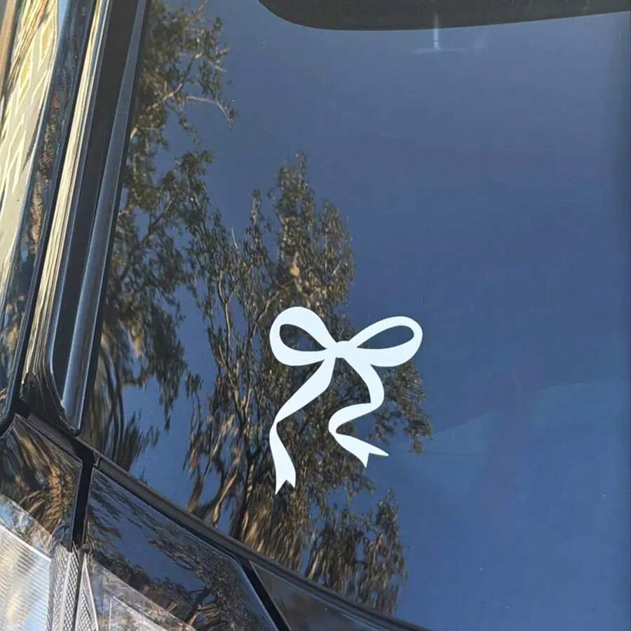 1個入りボウカーデカール、車の装飾用ビニール製ガーリーボウノ - Body Jewelry Stickers のレビューと価格