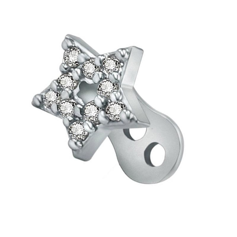ファッショナブルなステンレス皮膚アンカー敏感肌のためのスタイ - Body Jewelry For Sensitive Skin のレビューと価格