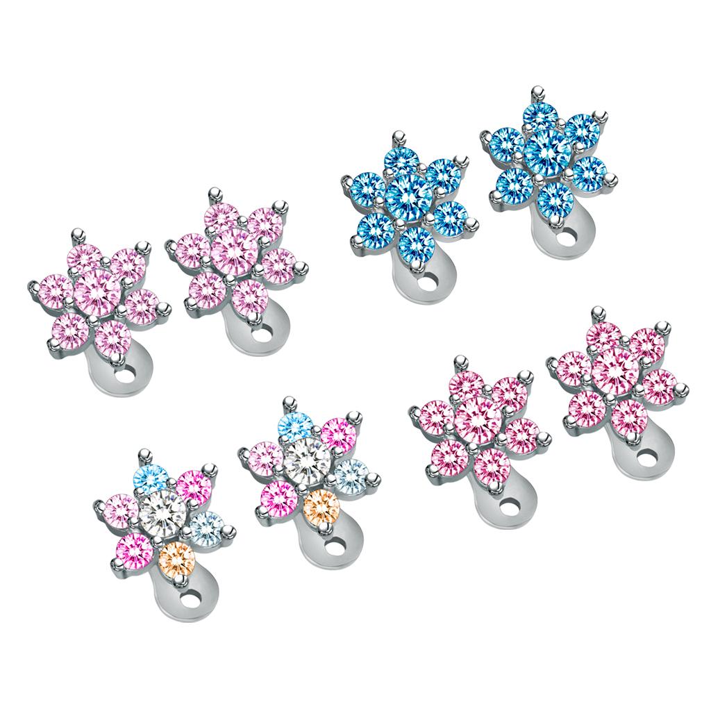 ピアスジュエリー 14g AAA キュービックジルコニア マ - Body Jewelry For Sensitive Skin のレビューと価格