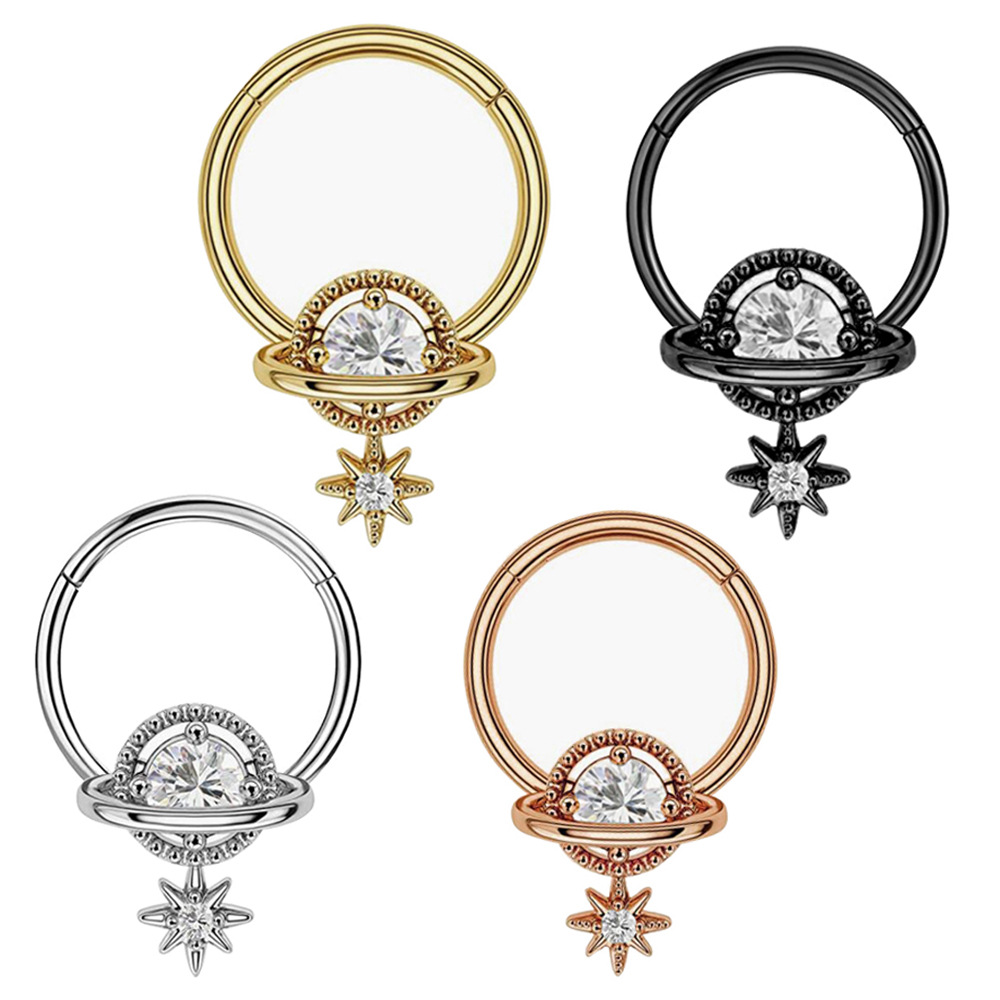 セプタムリング プラネットジュエリー サージカルスチール ダ - Body Jewelry Septum のレビューと価格