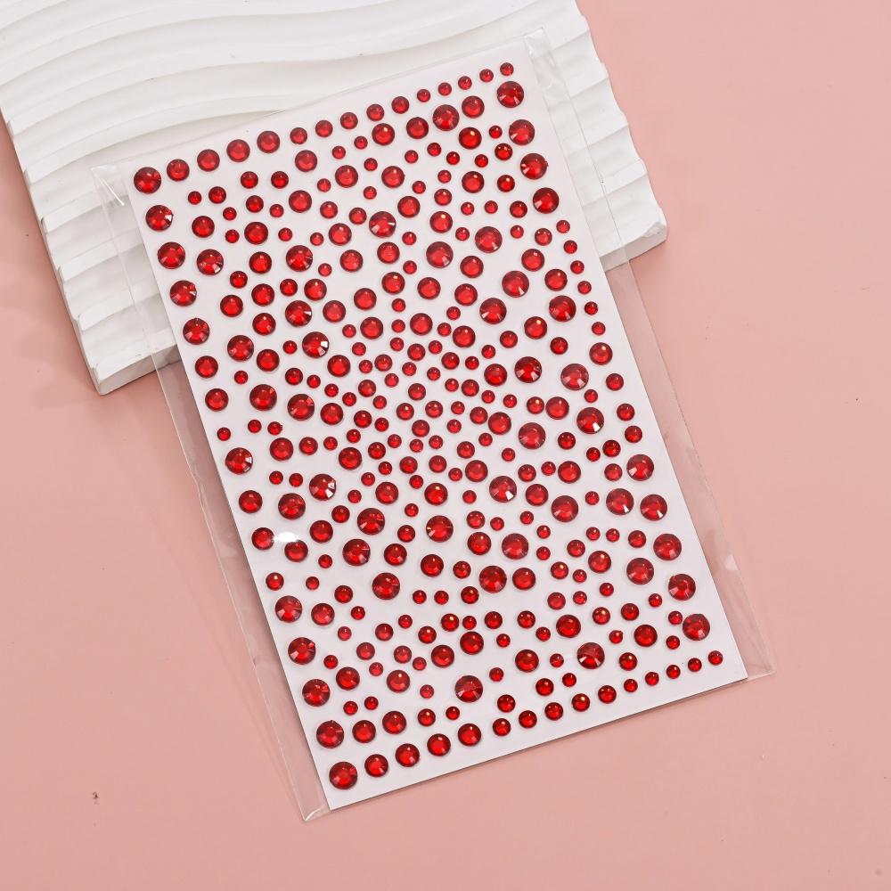1 シートシルバーホワイトグリッター 3D ラインストーンフ - Body Jewelry Stickers のレビューと価格
