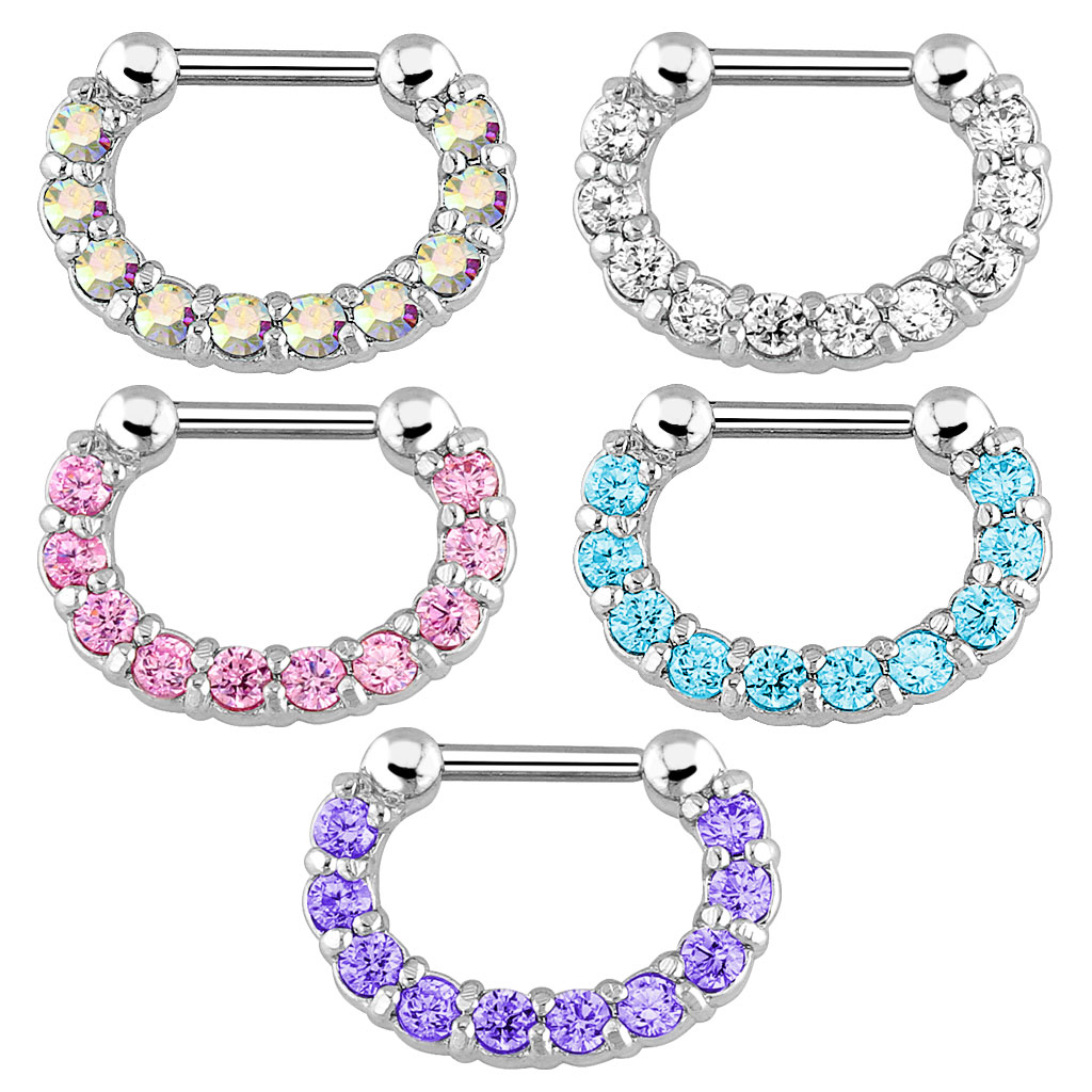 1個入りフープクリップオンノーズセプタムリング、男女兼用、ス - Body Jewelry Septum のレビューと価格