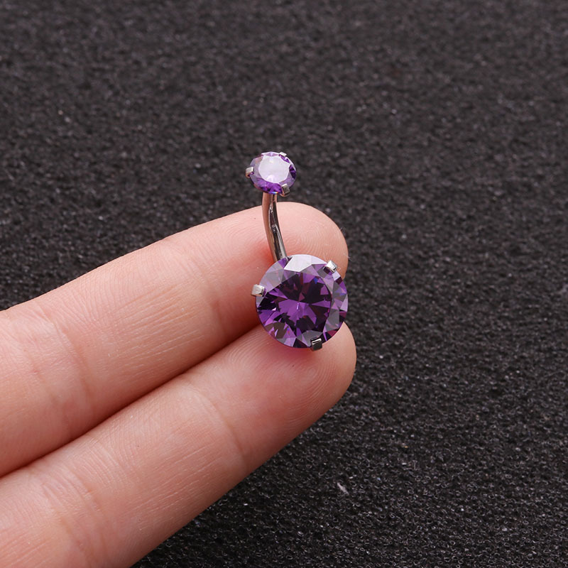 14G ベリーボタンリング サージカルステンレススチール ラ - Body Jewelry For Sensitive Skin のレビューと価格