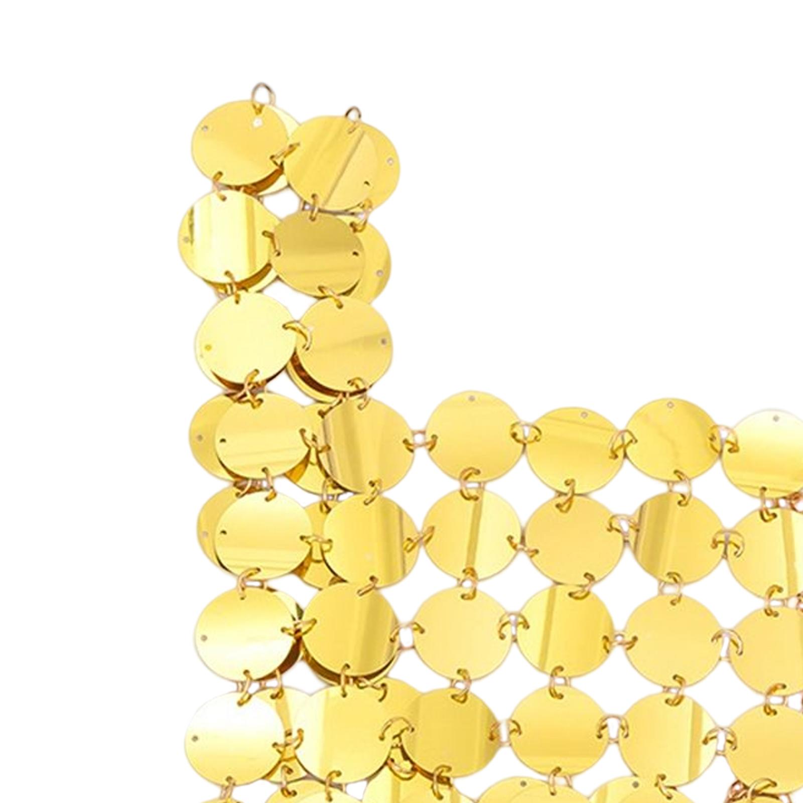 スパンコールベストタンクトップ、キラキラ光るボディジュエリー - Body Jewelry Vest のレビューと価格
