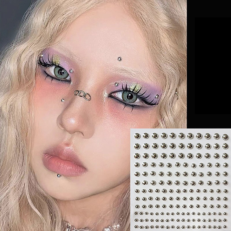 ダイヤモンドステッカー偽鼻ピアス自己粘着ラインストーン非ピア - Body Jewelry Stickers のレビューと価格