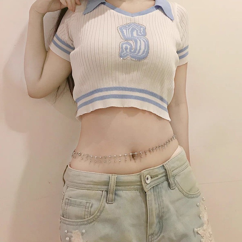 女性のためのシンプルな二重層ビーズチェーン,ウエストベルト, - Body Jewelry Outfit のレビューと価格